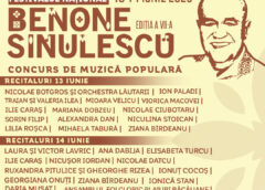 Festivalul Național Concurs de Muzică Populară „Benone Sinulescu”, ediția a VII-a, va avea loc pe 13 și 14 iunie 2025 la Buzău