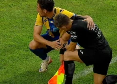 ARBITRU BĂTUT ÎNTR-UN MECI DIN LIGA 5 DE FOTBAL