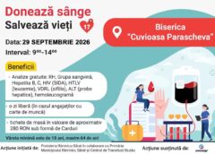 ”DONEAZĂ SÂNGE, SALVEAZĂ VIEȚI”